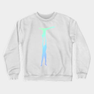 A women’s pair doing high hand Crewneck Sweatshirt